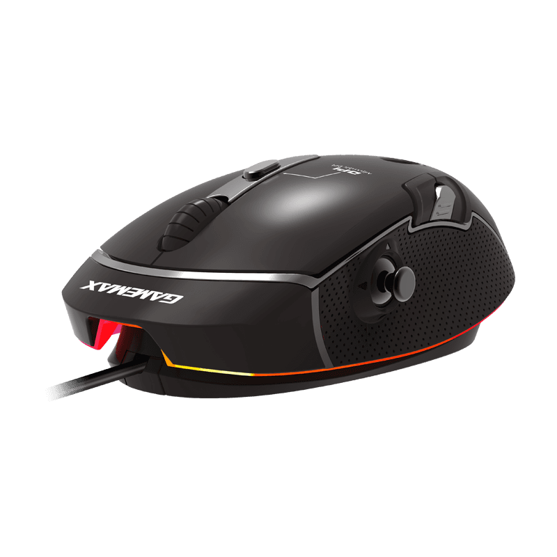 Mouse Gamer GameMax GX10 RGB (Sensor PMW3325, 10.000dpi, Negro)