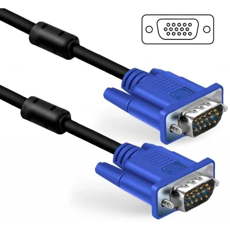 Cable VGA Exelink de 2 metros (Macho a Macho)