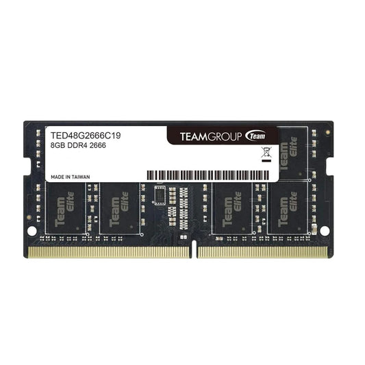Memoria RAM Team Group Elite de 8GB (DDR4, 2666MHz, CL19, SO-DIMM)