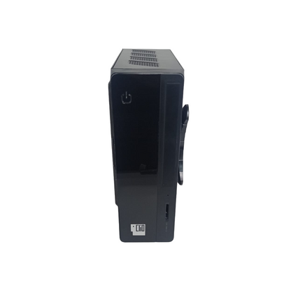 Gabinete Clio Slim ITX S101B 2 USB Negro con fuente de poder