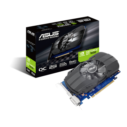 Tarjeta de Video Asus Phoenix GF-GT1030 O2G 2GB