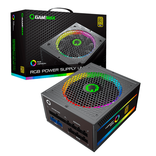Fuente de Poder Gamemax 550W RGB Full Modular