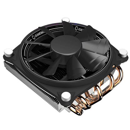 Disipador de Aire Gamemax Gamma 300 Rainbow (Intel/ AMD, PWM, 120mm, 1900RPM, Negro)