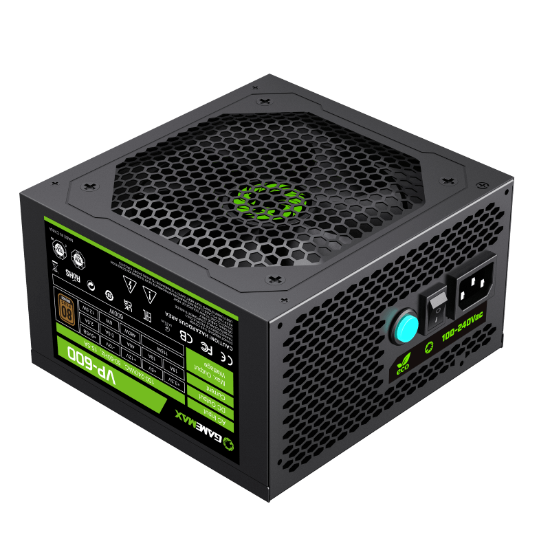 Fuente de Poder Gamemax 600W VP-600 80+ Bronze