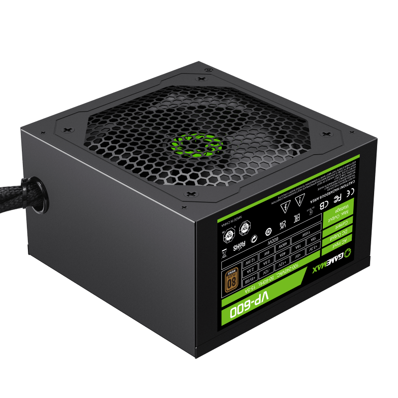 Fuente de Poder Gamemax 600W VP-600 80+ Bronze