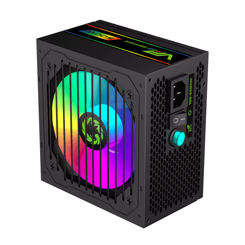 Fuente de Poder Gamemax 500W RGB VP-500-RGB 80+ Bronze