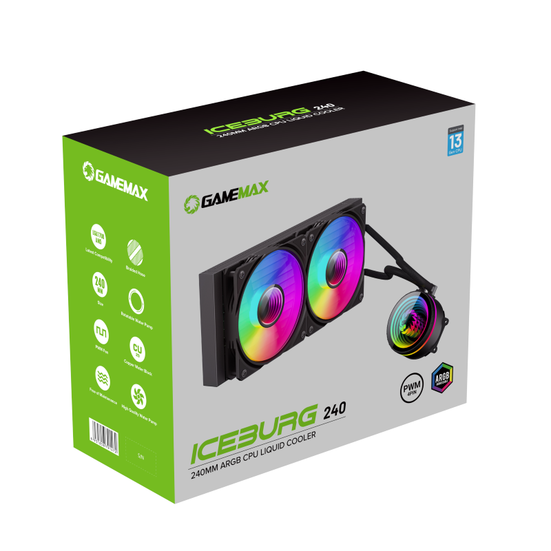 Watercooling Gamemax Iceburg 240 Infinity