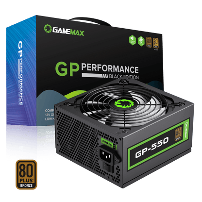 Fuente de Poder GameMax GP-550 550W 80+Plus Bronze