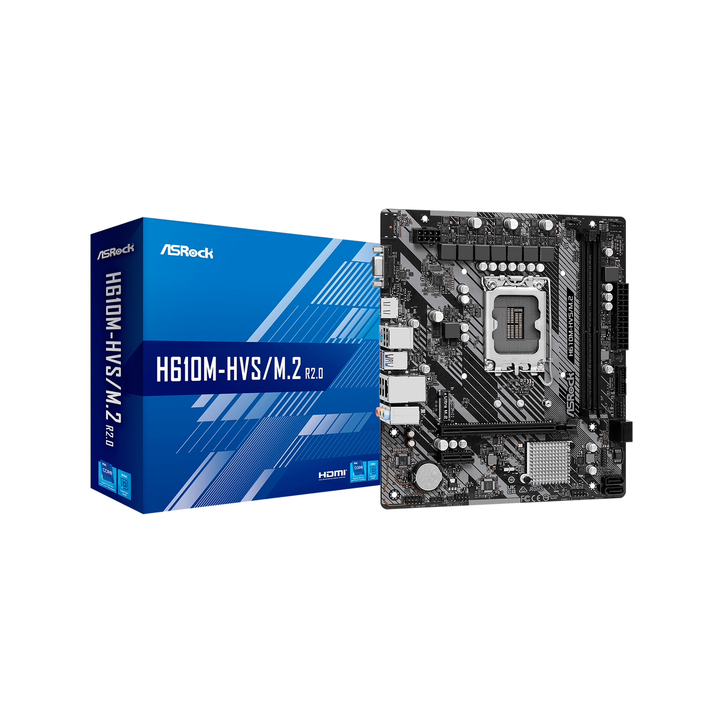 Tarjeta Madre Asrock MB H610M-HVS/M.2 R2.0