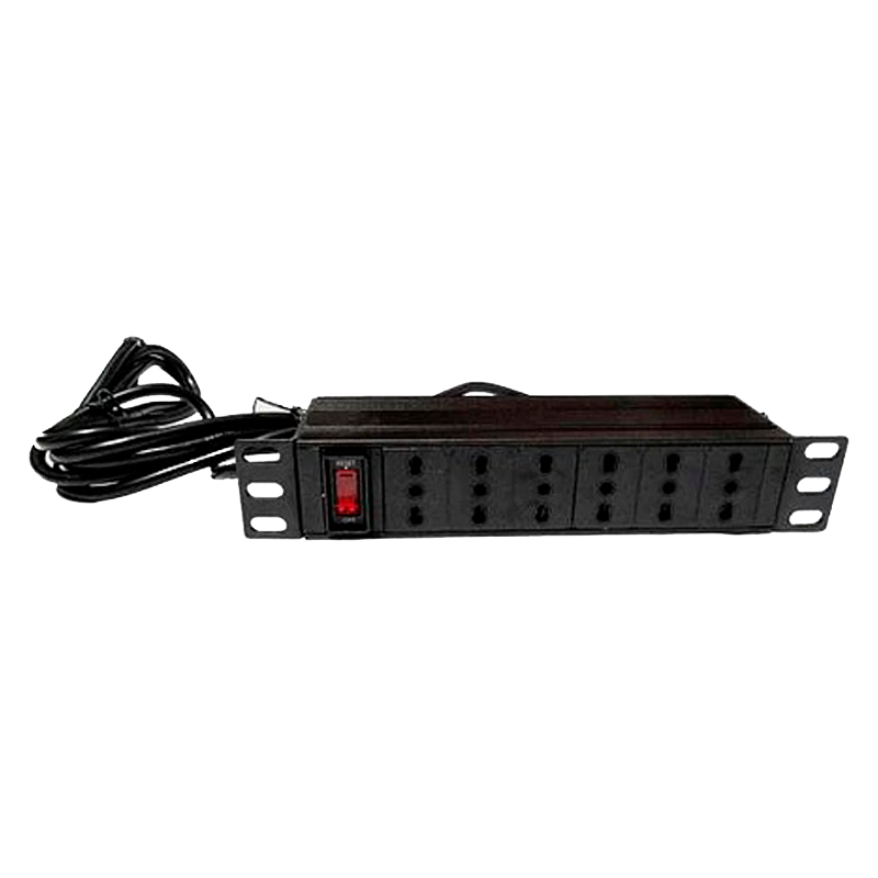 PDU Exelink de 6 Posiciones, Switch On/Off, Negro – Batek