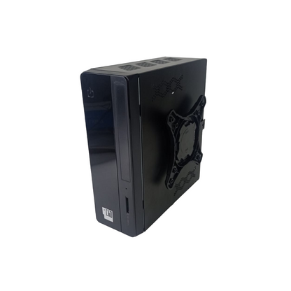 Gabinete Clio Slim ITX S101B 2 USB Negro con fuente de poder