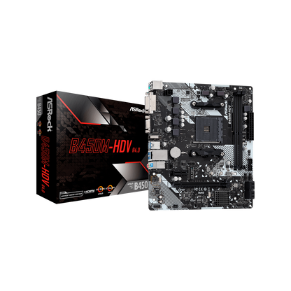 Tarjeta Madre Asrock B450M-HDV R4.0