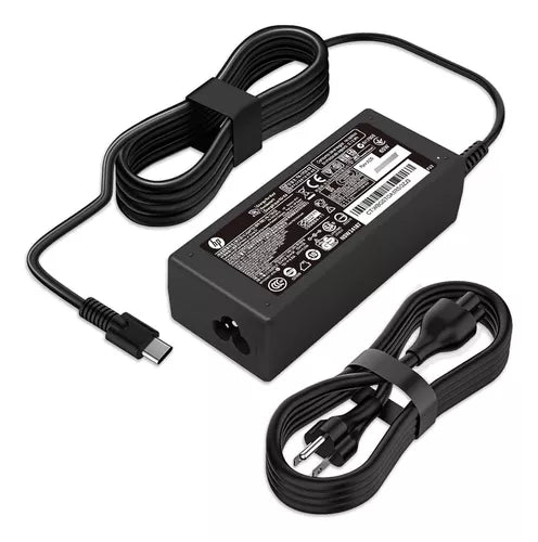 Cargador Original Hp 65w 20v 3.25a Usb Tipo-C Auto Ajustable