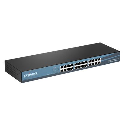 Switch Edimax de 24 Puertos 10/100Mbps de Rackmount