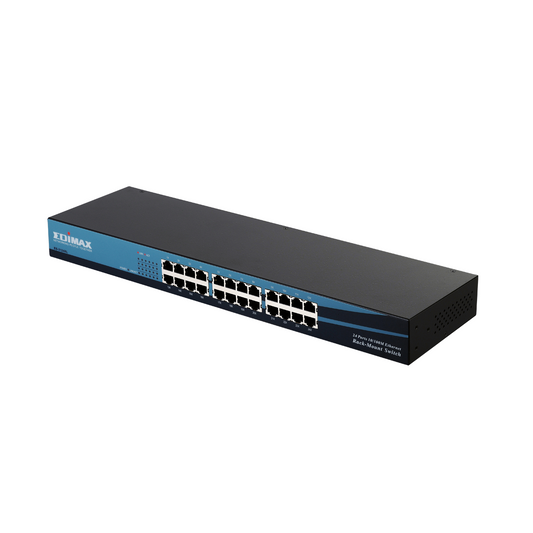 Switch Edimax de 24 Puertos 10/100Mbps de Rackmount