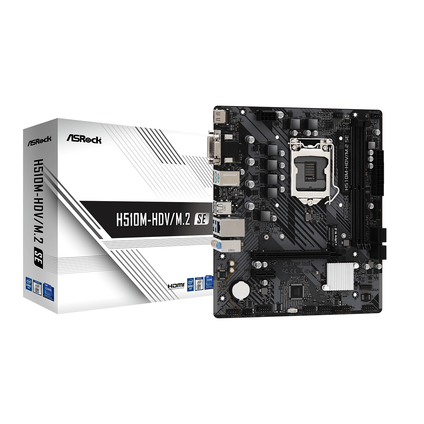 Tarjeta Madre Asrock MB H510-HDV/M,2 SE LGA1200 10A,11A