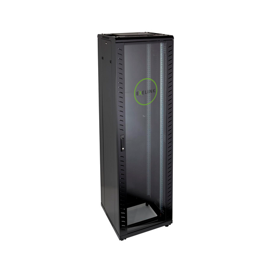 Rack de Piso Exelink Microperforado de 42U (800 x 1200mm, Chapa y Llave, IP20)