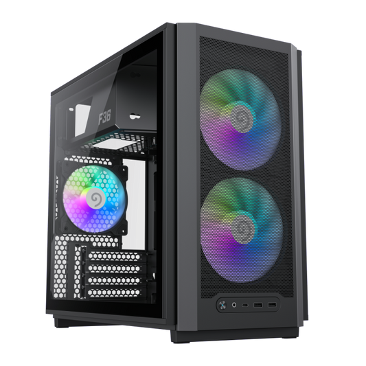 Gabinete Gamer Gamemax F36 Bk Micro-ATX