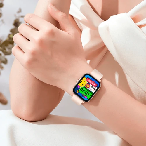 Smartwatch Colmi P8 Plus GT Pink and Gold - vista 3