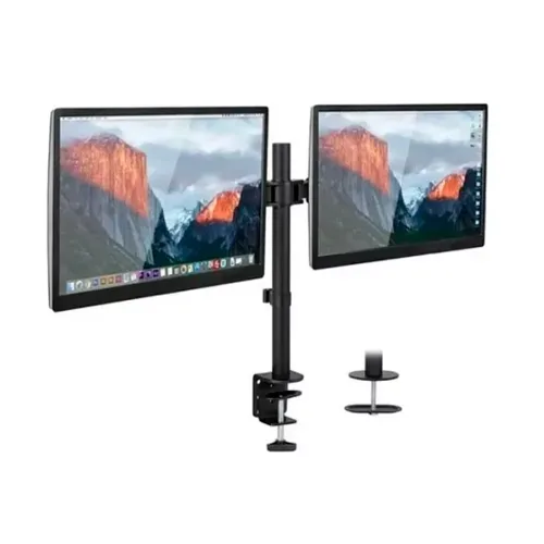 Soporte Doble de Monitor con Brazo Fijo Aleación de Aluminio - vista 1