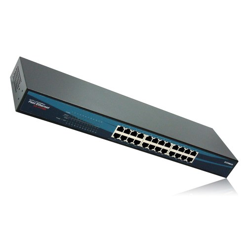 Switch Edimax de 24 Puertos 10/100Mbps de Rackmount - vista 2