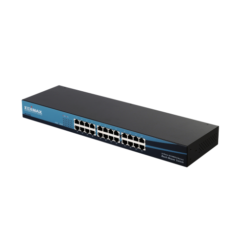 Switch Edimax de 24 Puertos 10/100Mbps de Rackmount - vista 4
