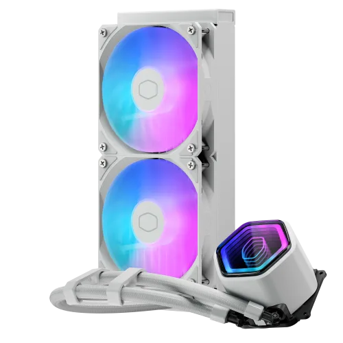 Watercooling Masterliquid 240 Core II White - vista 2