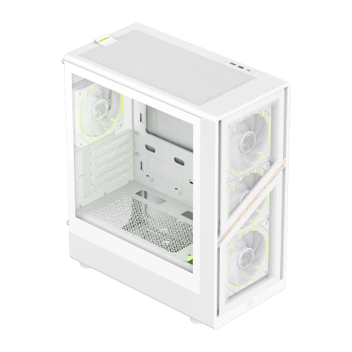 Gabinete Gamer Gamemax Aeris 330 White - vista 3
