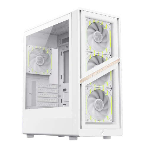 Gabinete Gamer Gamemax Aeris 330 White - vista 2