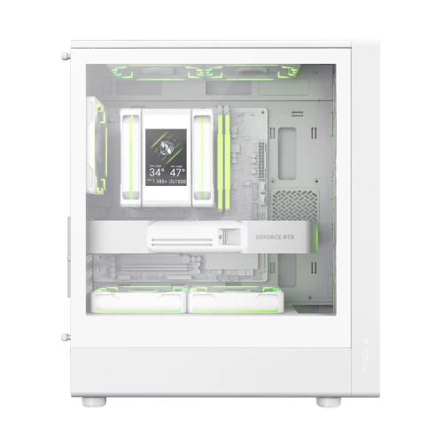Gabinete Gamer Gamemax Aeris 330 White - vista 6