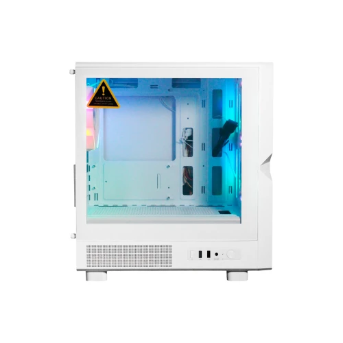Gabinete CLIO M4 Micro ATX White - vista 3