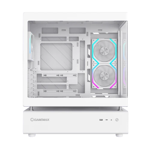 Gabinete Gamer Gamemax N80 Wt - vista 5