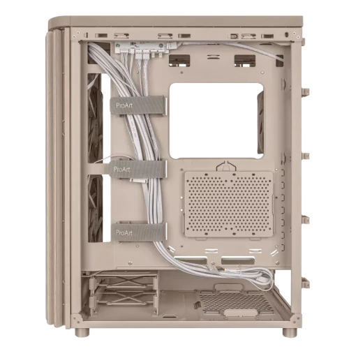 Gabinete Gamer Asus ProArt PA401 Wood Edition Beige - vista 8