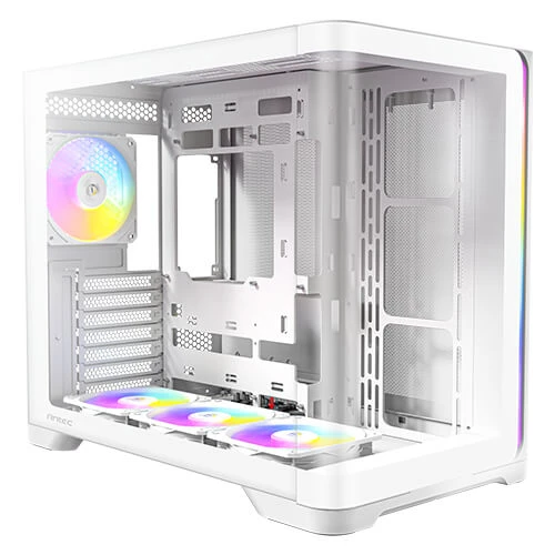 Gabinete Gamer Antec C5 Curve ARGB White - vista 3