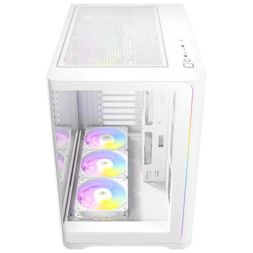 Gabinete Gamer Antec C5 Curve ARGB White - vista 7