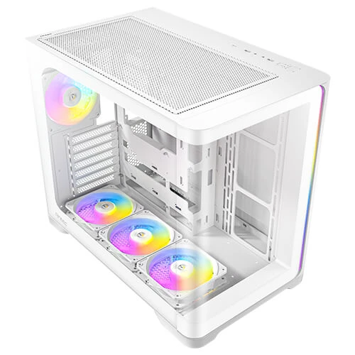 Gabinete Gamer Antec C5 Curve ARGB White - vista 6
