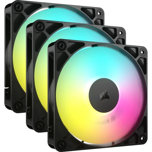 Pack 3 Ventiladores Corsair PWM de 120 mm RS120 ARGB