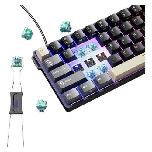 Teclado Gamer Royal Kludge RK68 HE Phantom 65% Esp - vista 4
