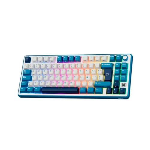Teclado Mecánico Royal Kludge RK X87 TKL Prussian Blue Esp - vista 2