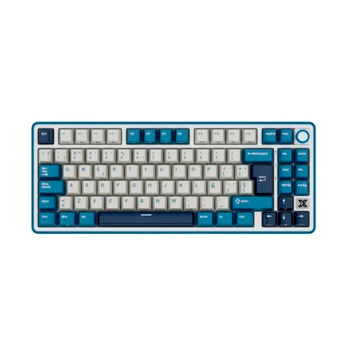 Teclado Mecánico Royal Kludge RK X87 TKL Prussian Blue Esp