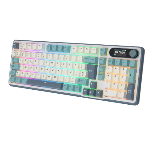 Teclado Mecánico Royal Kludge RK S98 Cloud Light - vista 3