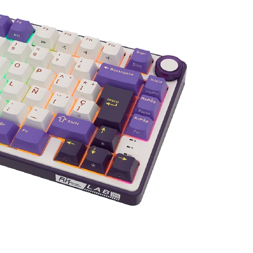 Teclado Mecánico Royal Kludge RK R75 Blackberry - vista 2