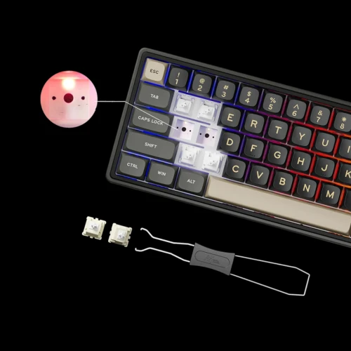 Teclado Mecánico Royal Kludge Rk R65 Phantom - vista 5