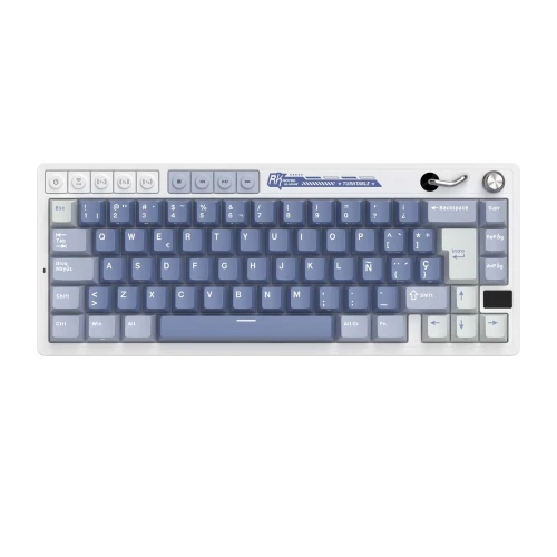 Teclado Mecánico Royal Kludge RK M65 Ocean Blue