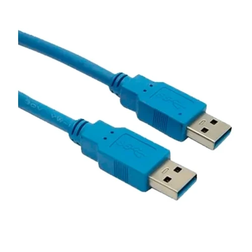 Cable USB Exelink de 3 metros (Macho a Macho, USB 3.0, Azul)