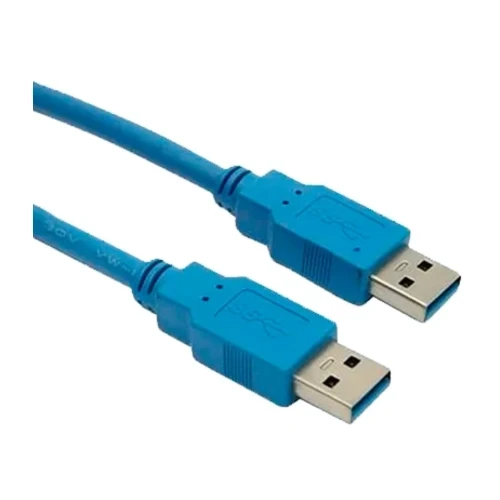 Cable USB Exelink de 5 metros (Macho a Macho, USB 3.0, Azul)
