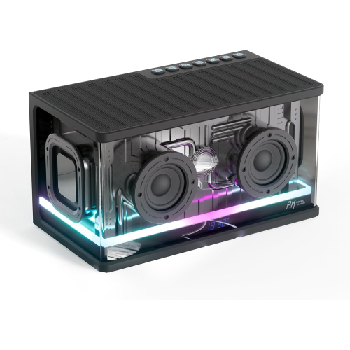 Parlante Royal Kludge RK SH100 RGB Black - vista 4