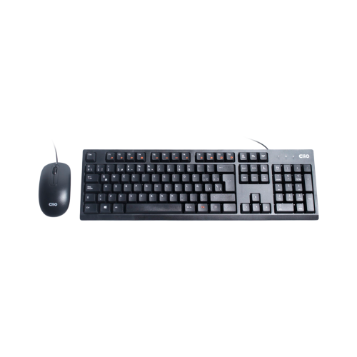Combo Teclado + Mouse Oficina Clio CB-2510 - vista 2