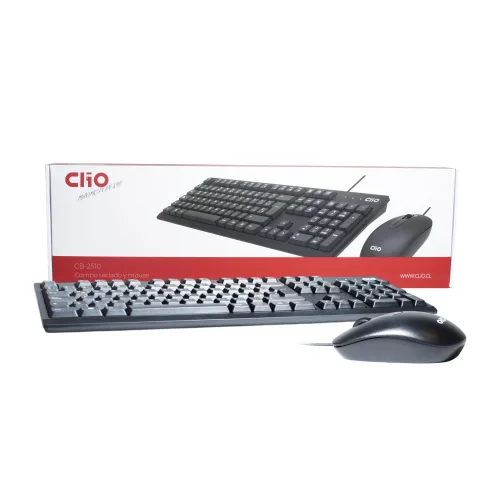 Combo Teclado + Mouse Oficina Clio CB-2510 - vista 1