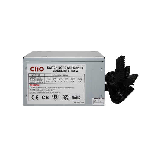Fuente de Poder Clio de 650W 24 Pin 2 SATA - vista 2